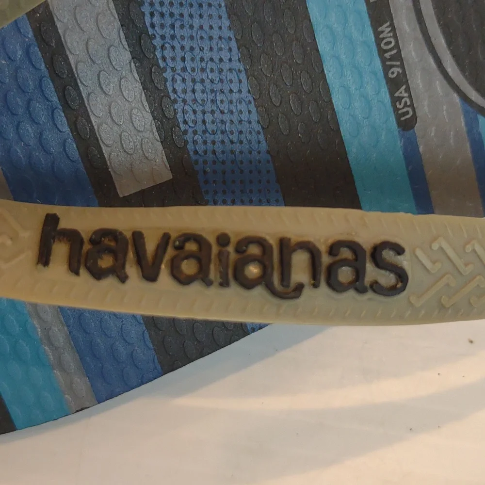 Men's Havaianas Classic Flip-Flops Blue/Gray/Black